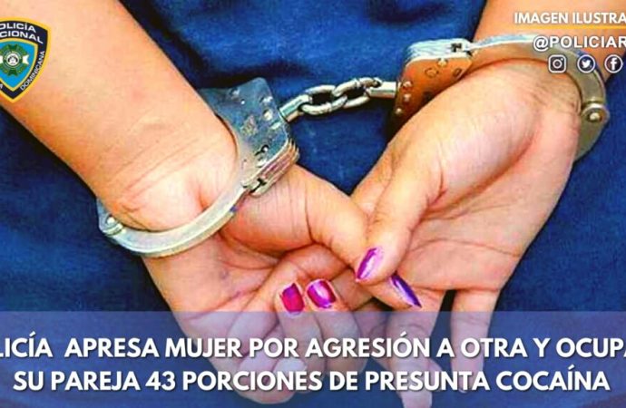 Policía Nacional apresa mujer por agresión a otra y a su pareja por  ocupasele 43 porciones de presunta cocaína en Bávaro