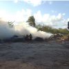 Bomberos de Punta Cana sofocan incendios forestal y en vertedero