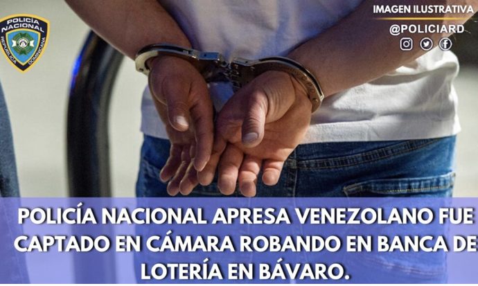 PN apresa venezolano por robo en Bávaro