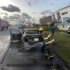 Incendio vehicular deja pareja extranjera con quemaduras en Punta Cana