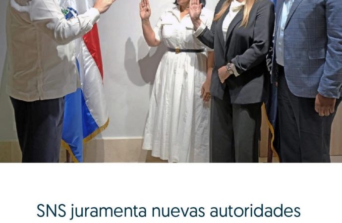 Juramentan Julia Esther Aquino como Gerente de Área del SNS en La Altagracia