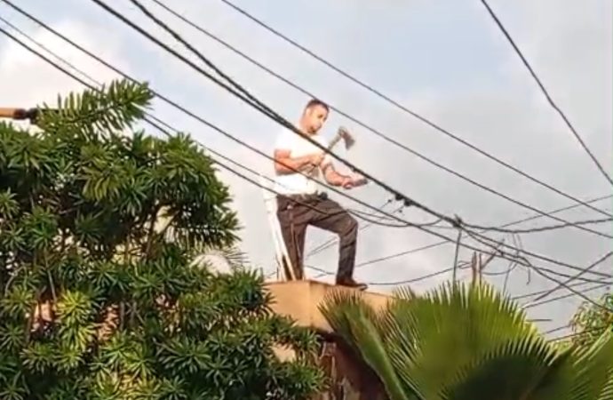 Edeeste se querella contra ciudadano que cortó tendido eléctrico en Higüey