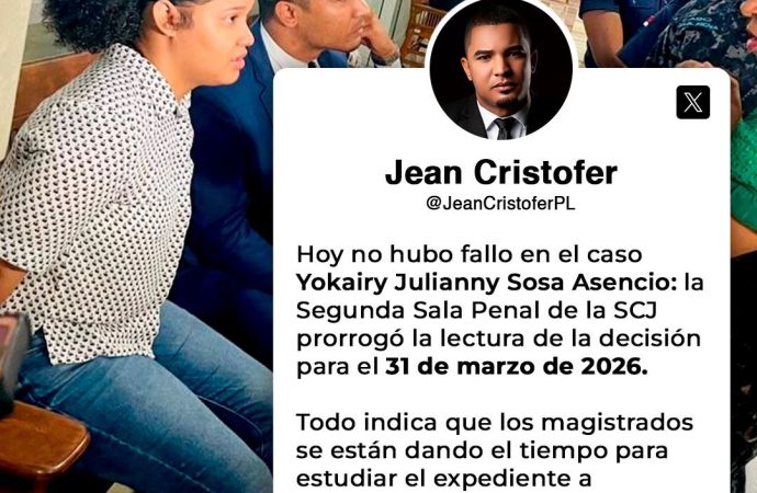 Prorrogan lectura de fallo de joven condenada a 12 años por presunto robo que alega no cometió