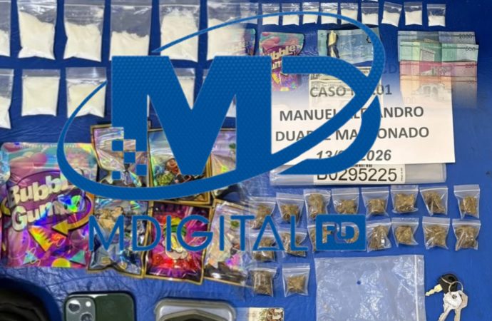Operativos en Verón, Punta Cana: cuatro detenidos con cocaína, marihuana y crack