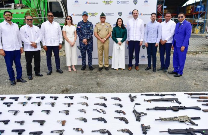 Interior y Policía y Metaldom destruyen 14,699 armas para reforzar la seguridad ciudadana