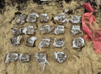 Ocupan 19 pacas de Hachís en costas de Miches