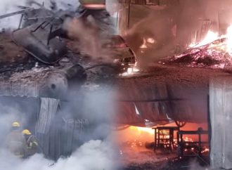 Incendio provoca pérdida total en vivienda de Villa Europa,Veron