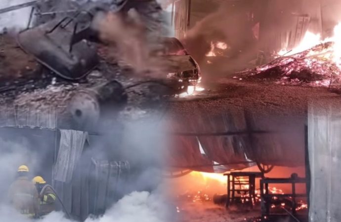 Incendio provoca pérdida total en vivienda de Villa Europa,Veron