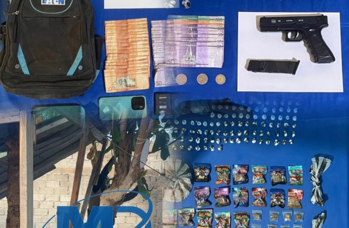 DNCD incauta en Higüey más de 5 mil gramos de drogas y dos pistolas