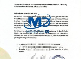 Ayuntamiento de La Otra Banda prorróga plazo para entrega de información pública solicitada por Mdigitalrd.com