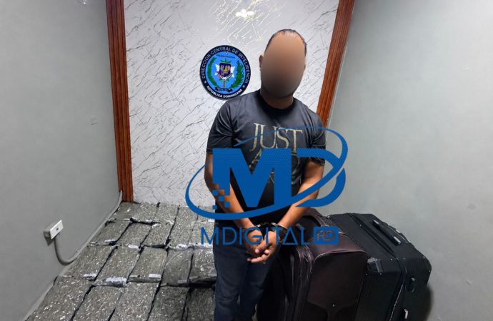 PN apresa hombre y le ocupa 69 paquetes de presunta marihuana en La Romana