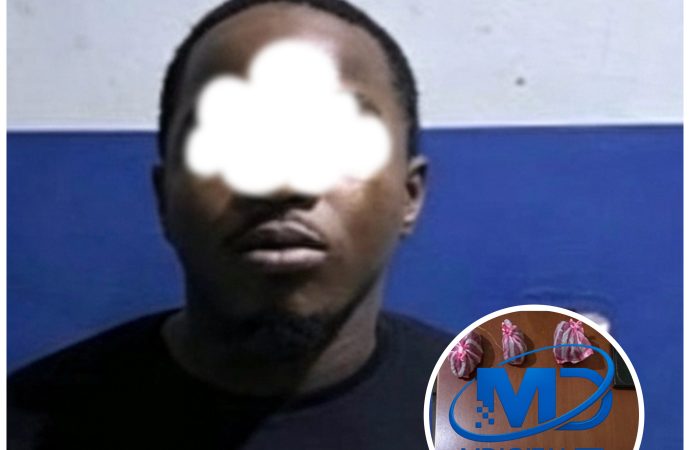 PN detiene joven  de 19 años con presunta droga en Bávaro
