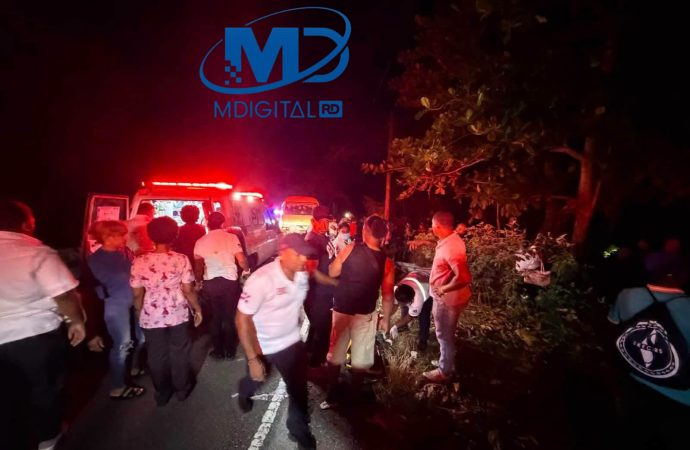 Cinco heridos  tras accidente en carrera Miches-El Seibo