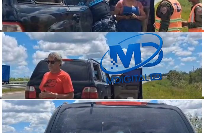 Desconocidos atacan a tiros  vehículo en la Autovía del Coral