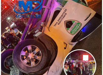 Accidente entre camioneta de Digesett y vehículo privado deja varios lesionados en Bávaro